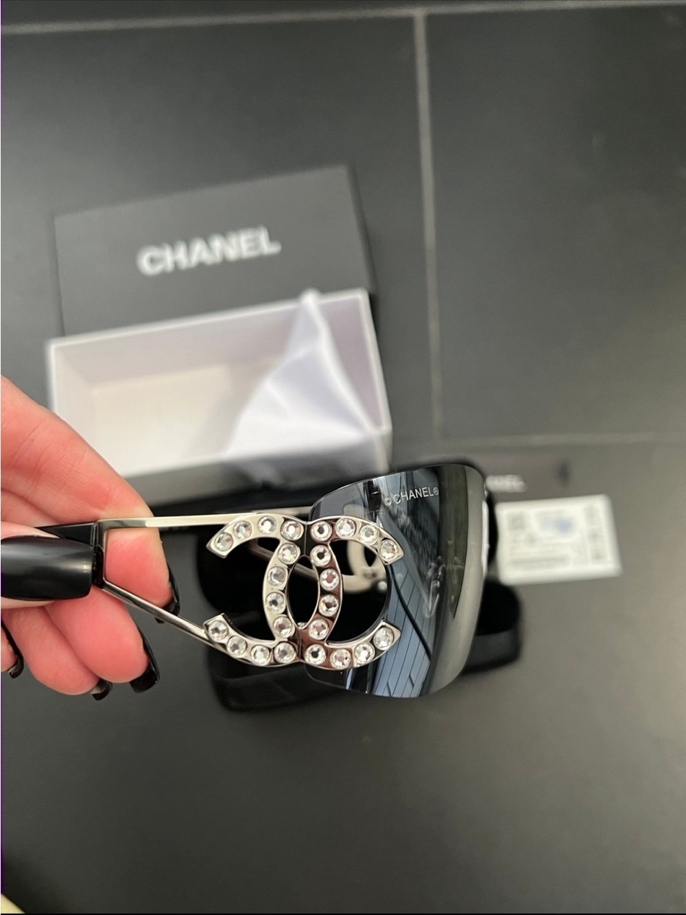 Chanel Shield Sunglasses - Picture 6 of 9